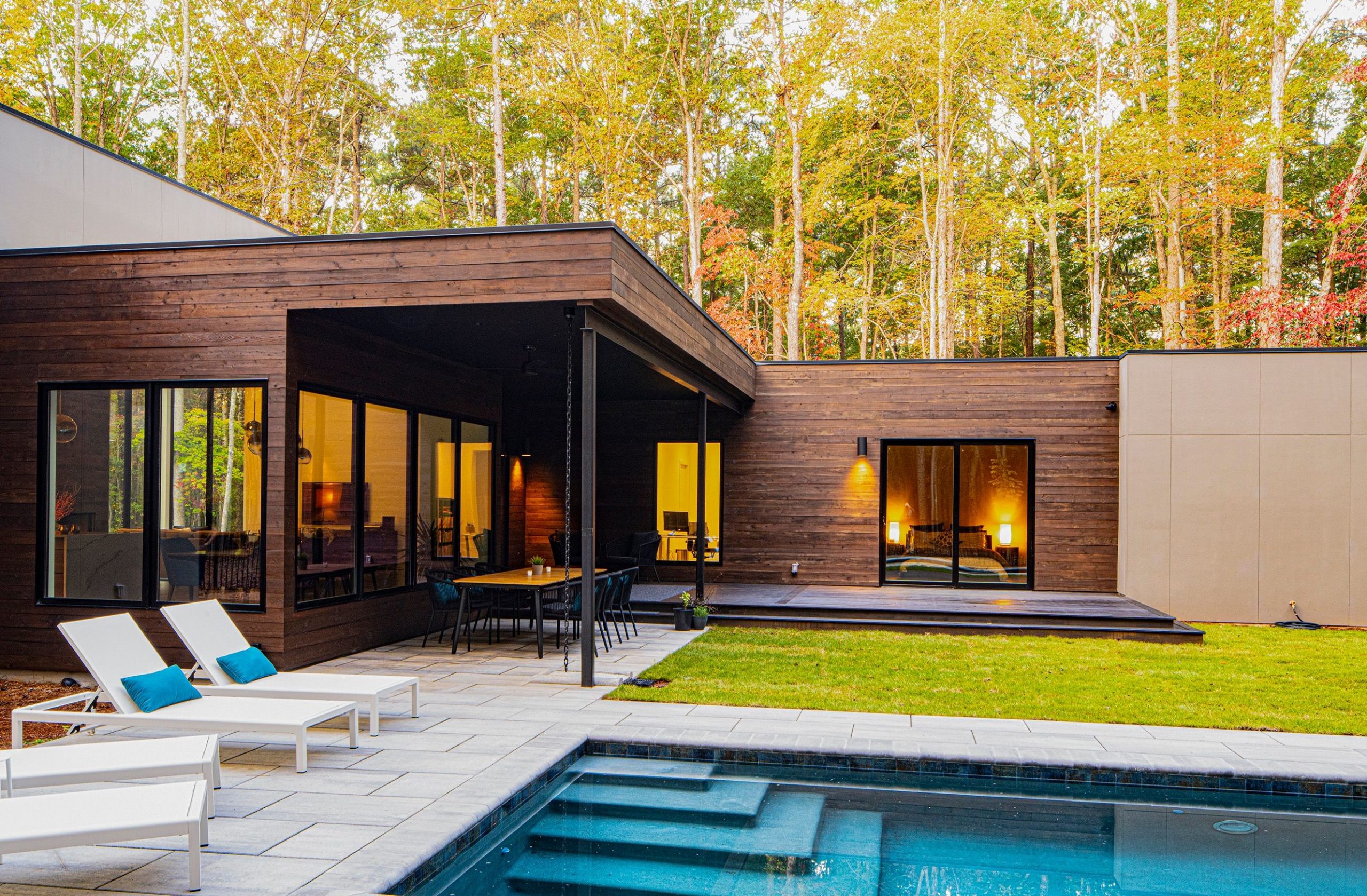 The first thing the architect looks at on a site is how the sun travels across it.