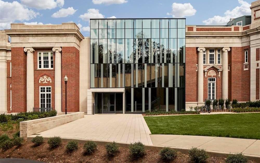 Not only have they been restored carefully by SGA’s Higher Education Group, they’ve also been linked with a 16,000-square-foot, jewel-box of a connector