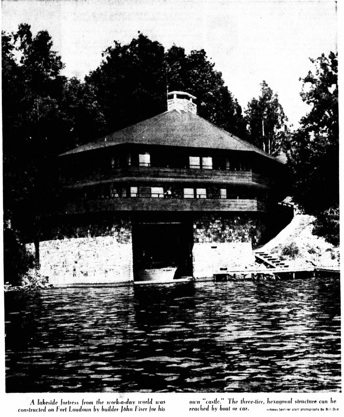 Fiser House, Knoxville News-Sentinel, June 28, 1964