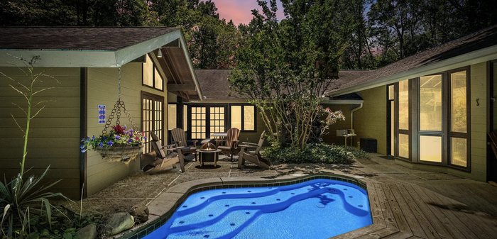Lawson House and pool