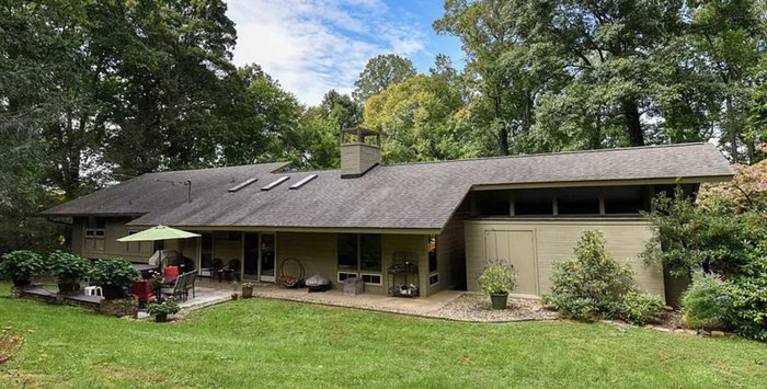 Ranch house in Seymour TN, rear