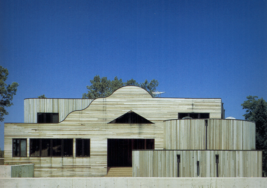 House with a Pompadour exterior