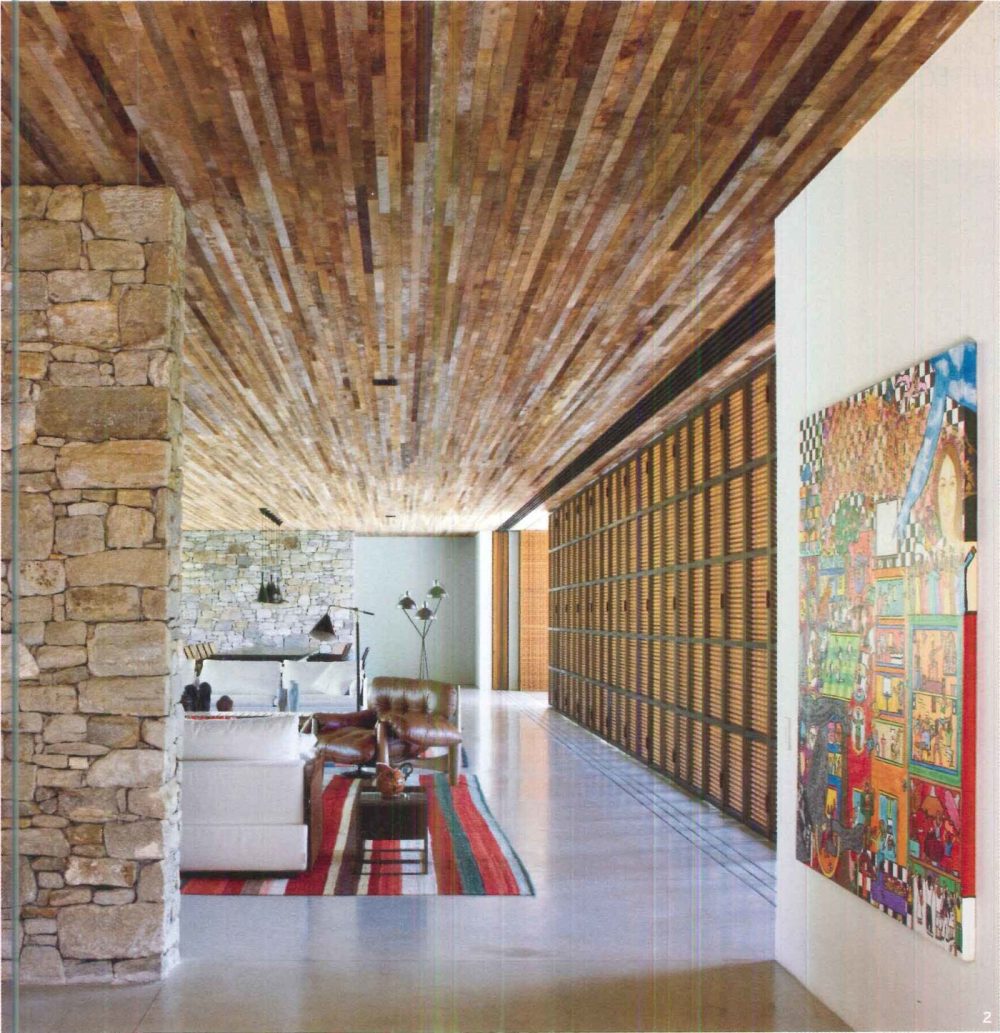 Bahia House, Salvador Brazil. Designed by Studio MK27 (Marcio Kogan). Landscape arch