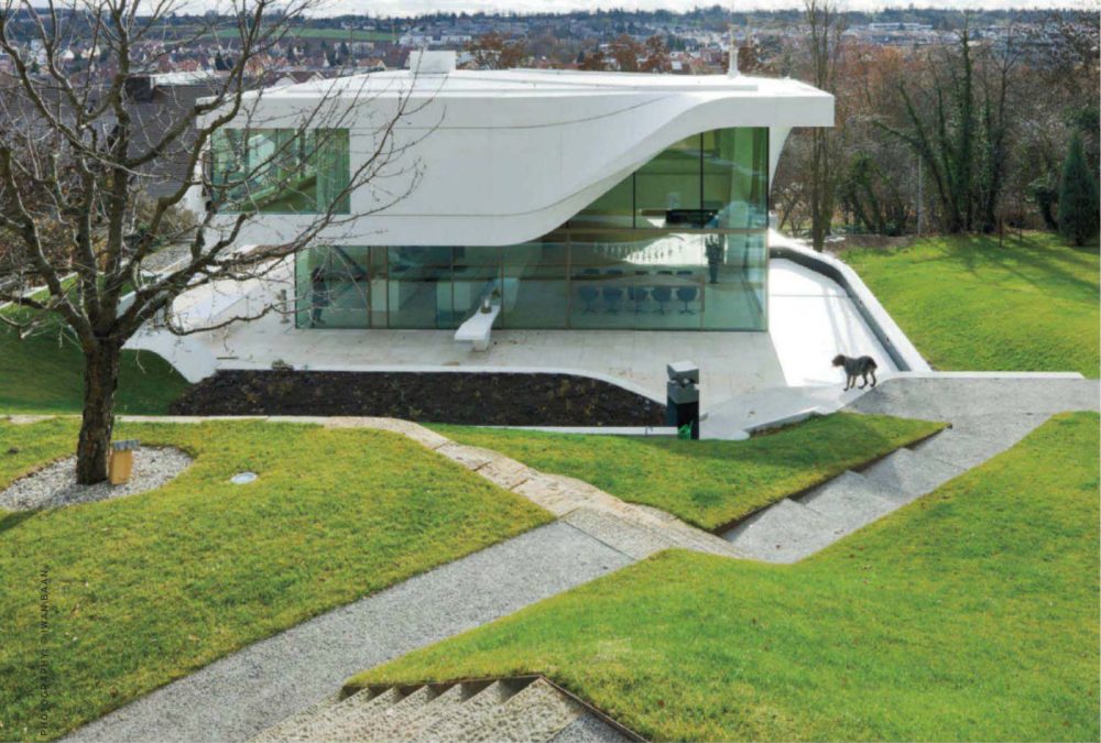 House Beside a Vineyard, Stuttgart Germany. Designed by UNStudio. Built by G+O Architekten. Str