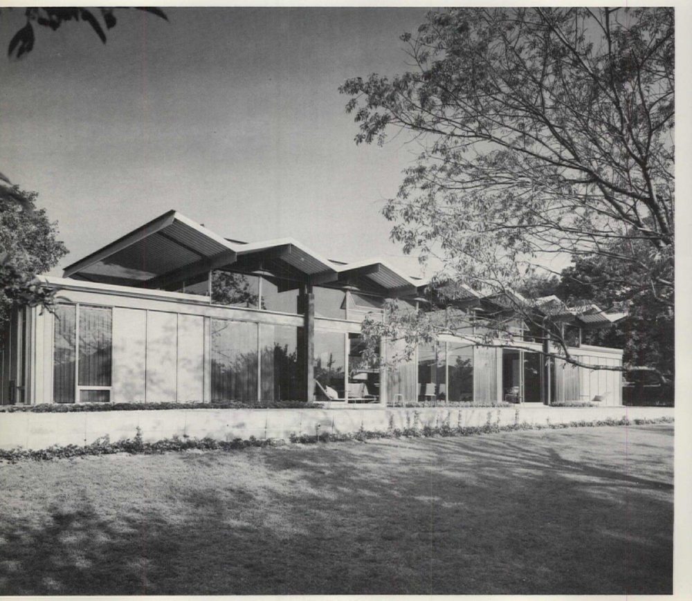 aka a private house, New York State. Designed by Stanley Salzman. Structural engineer Harr