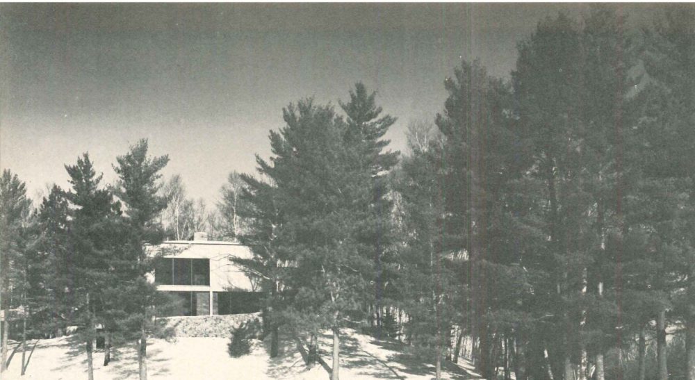 House, Northern Minnesota. Designed by Booth and Nagle (Laurence Booth and James Nagle). B