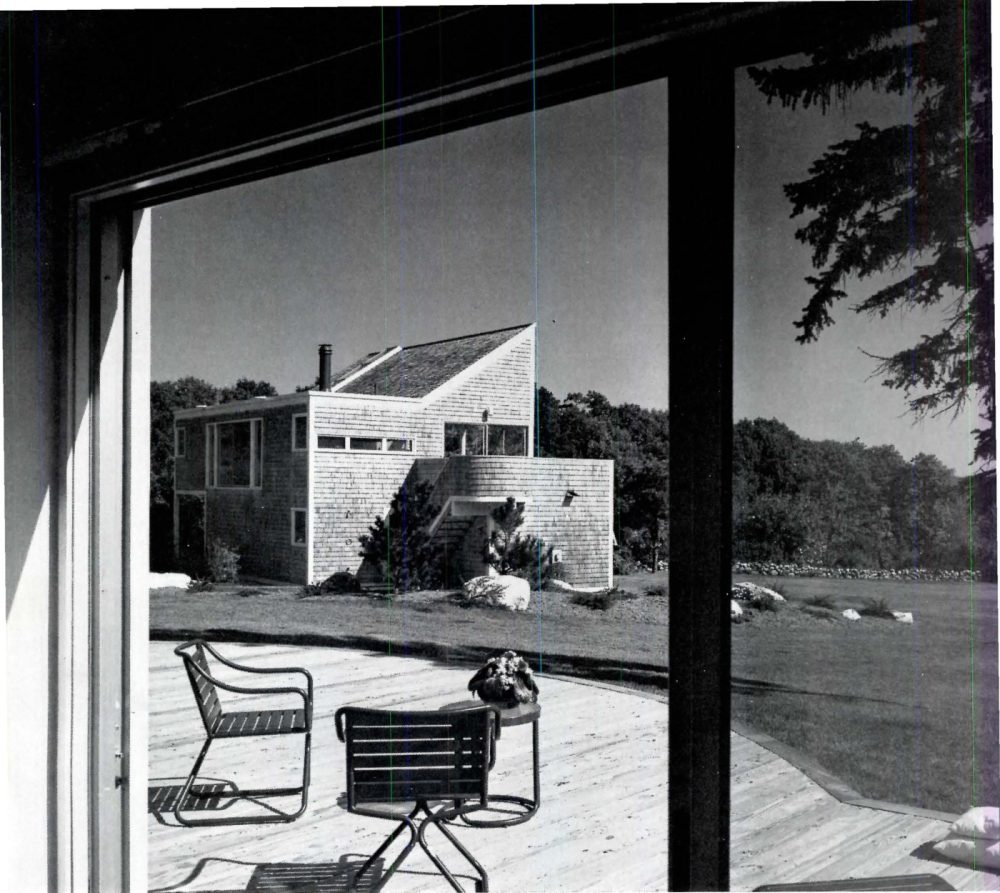 The Pantaleoni and Spooner families House, 2 Old Wharf Road, Massachusetts coast. Designed