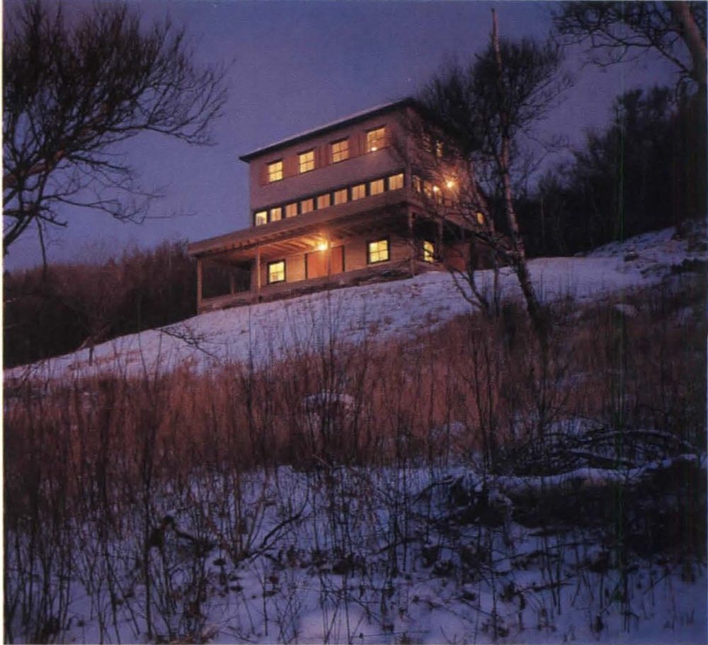 House, Nova Scotia Canada. Designed by Richard Gluckman Architects. Built by B. A. Watson