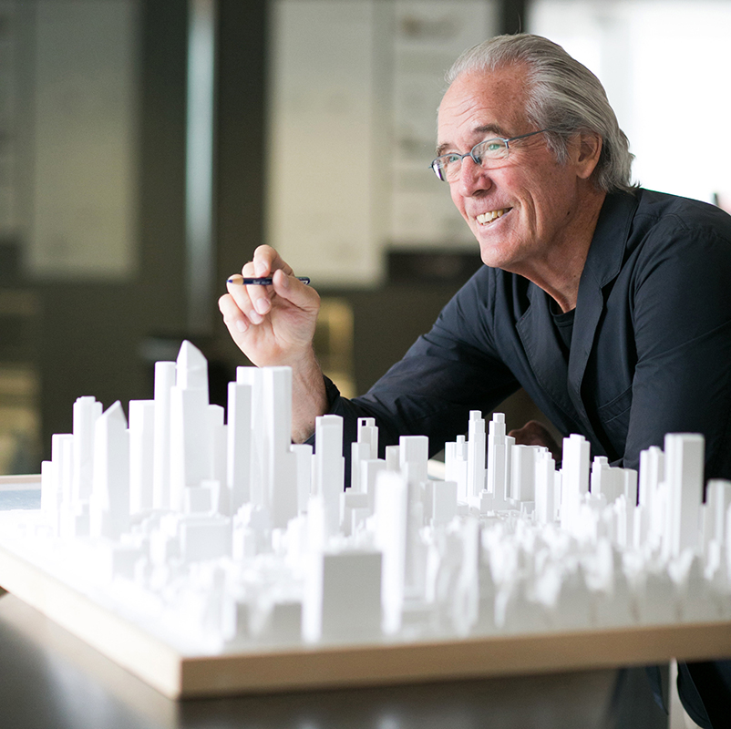 His new book from ORO Editions, “Gesture and Response,” documents 25 of his best-known projects – most of them reaching skyward.