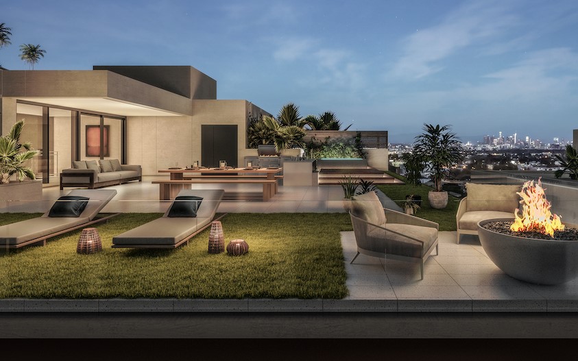 Pendry Residences Private Terrace, West Hollywood, Calif.