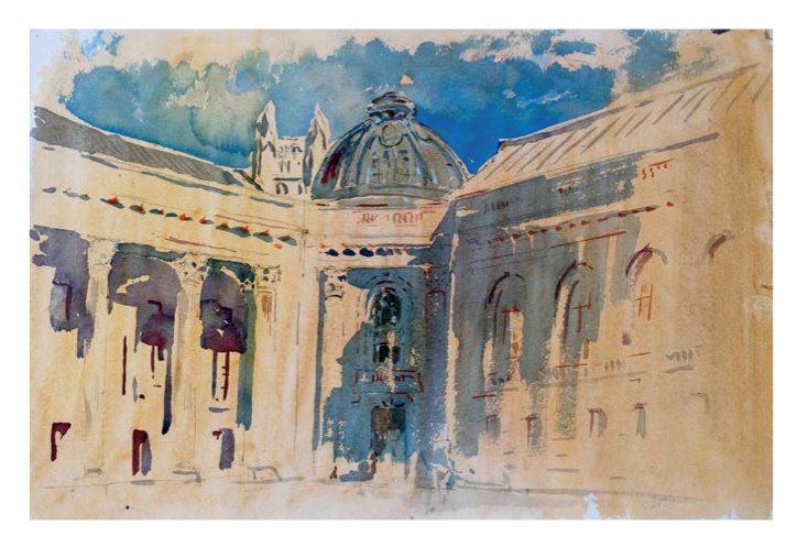 And he has a new book out that showcases his talents with paintings and prose.