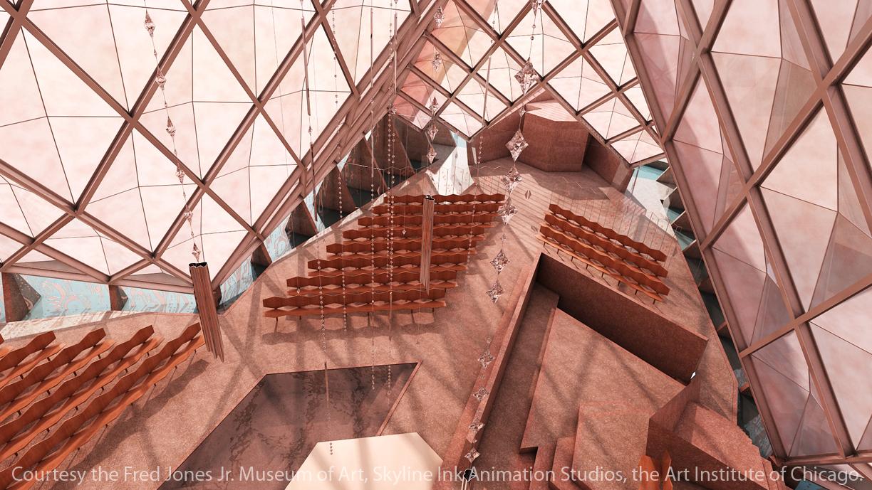 “You can’t put him in any category,” says Ghislain dHumieres, co-curator of a new exhibition of Goff’s work at the Fred Jones Jr. Museum of Art at the University of Oklahoma in Norman.