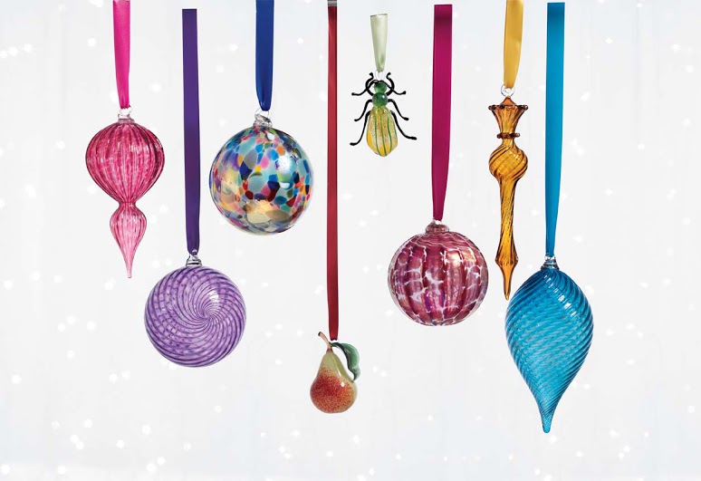 “We asked for submissions and received thousands,” says CEO Lisa Bayne. “We then edited them down to a collection of 176 ornaments by more than 70 artists.”