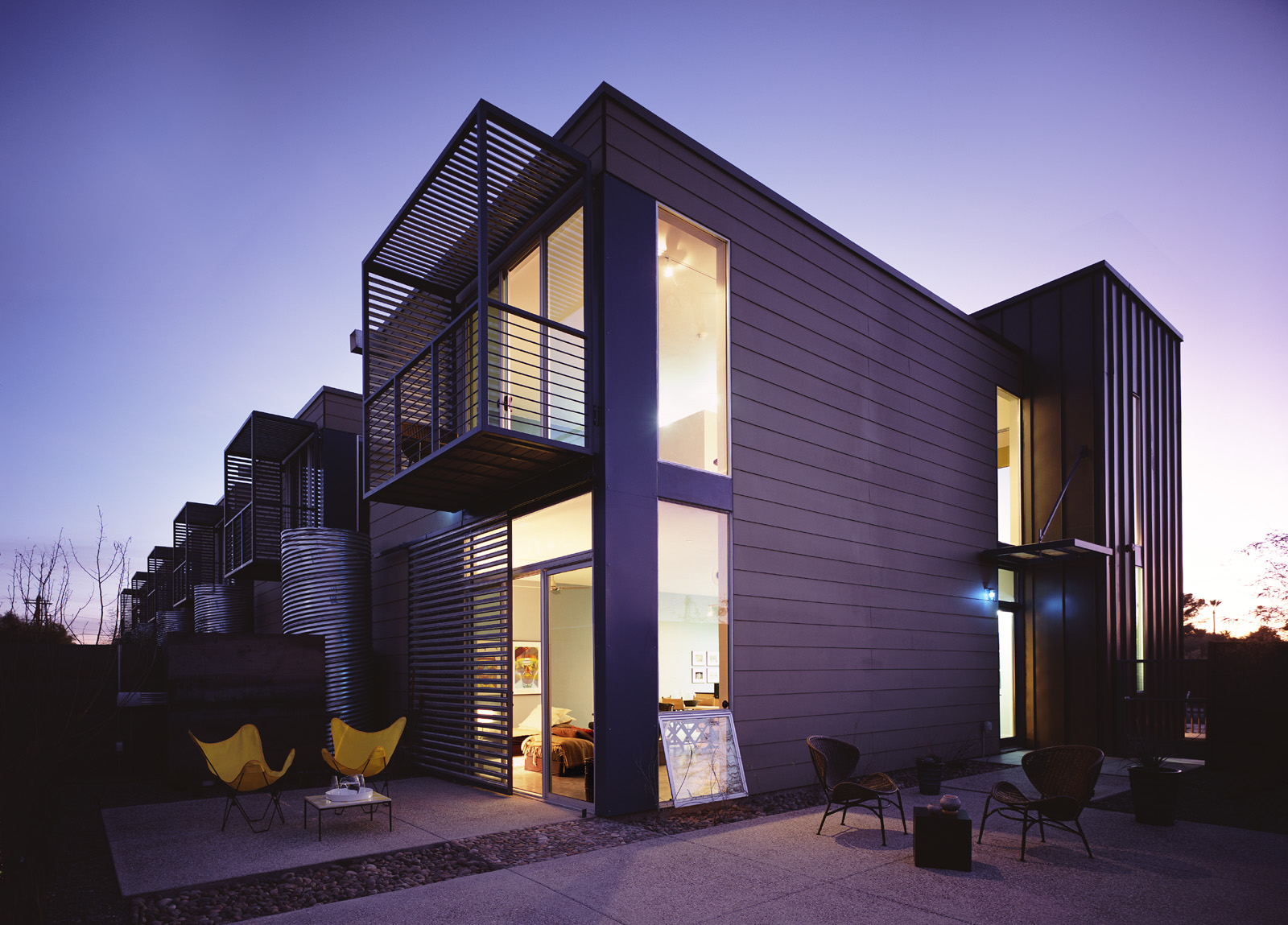 Indigo Modern was designed as an environmentally friendly community of 11 single-family homes, each 1,800 square feet.