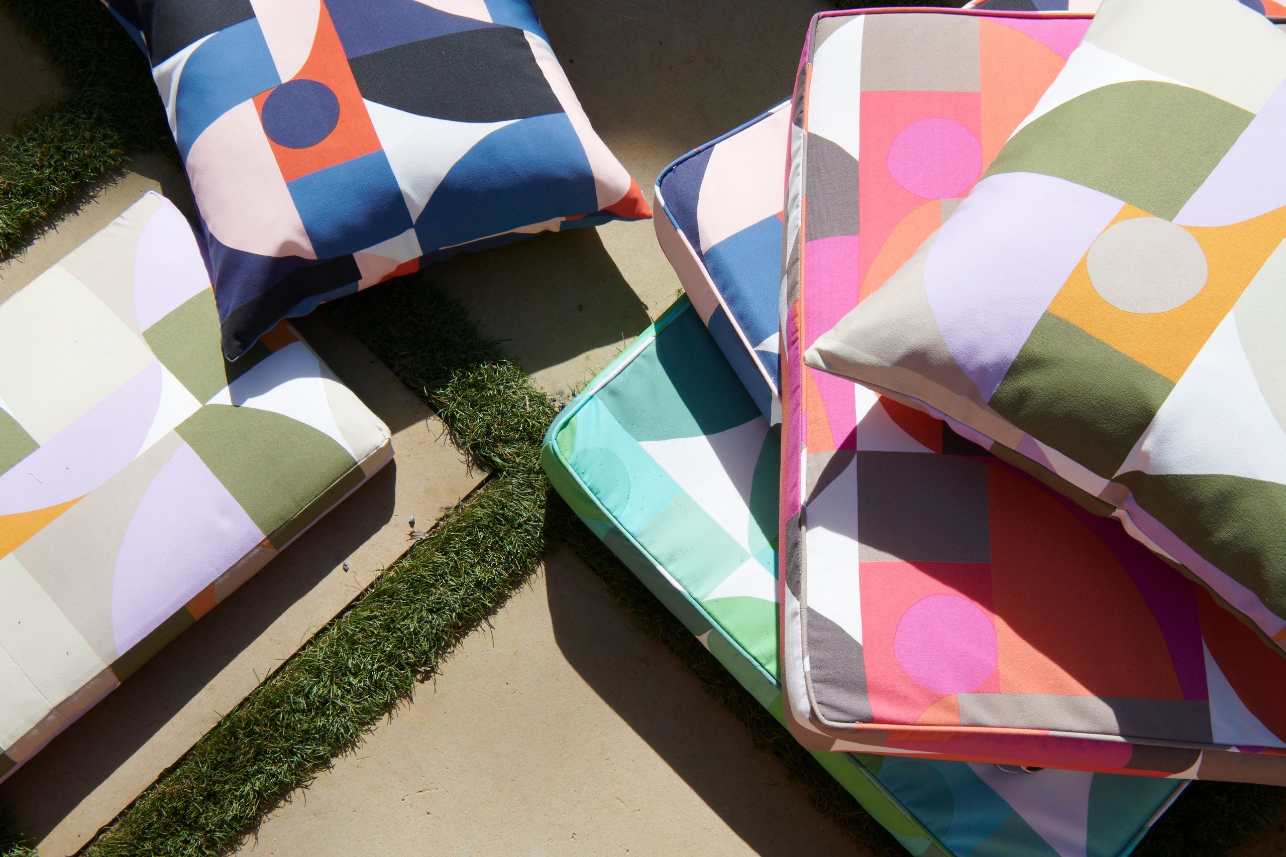 Serena Dugan draws on both sides of her brain when she designs her textiles.