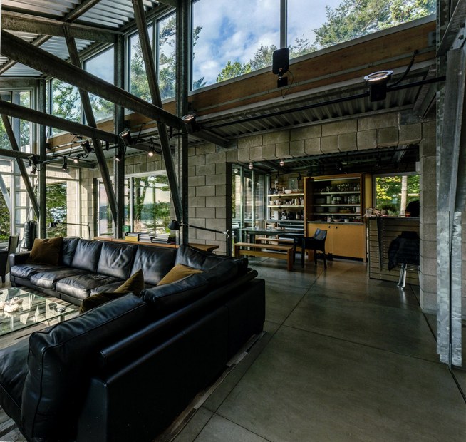 The Michael and Annie Conte House II, Lopez Island WA by Gordon Walker
