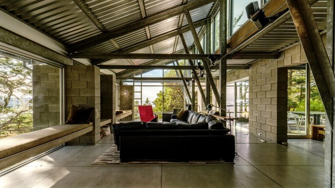 The Michael and Annie Conte House II, Lopez Island WA by Gordon Walker