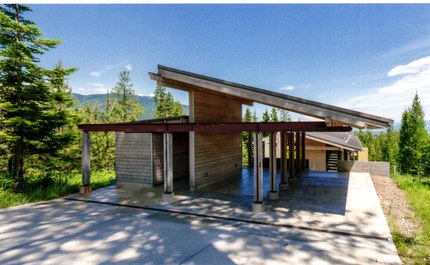Larch, the Katie Egland Cox House, Sandpoint ID by Gordon Walker and Katie Egland Cox