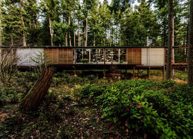 The Gordon Walker and Sandie Pope Cabin, Orcas Island WA by Gordon Walker