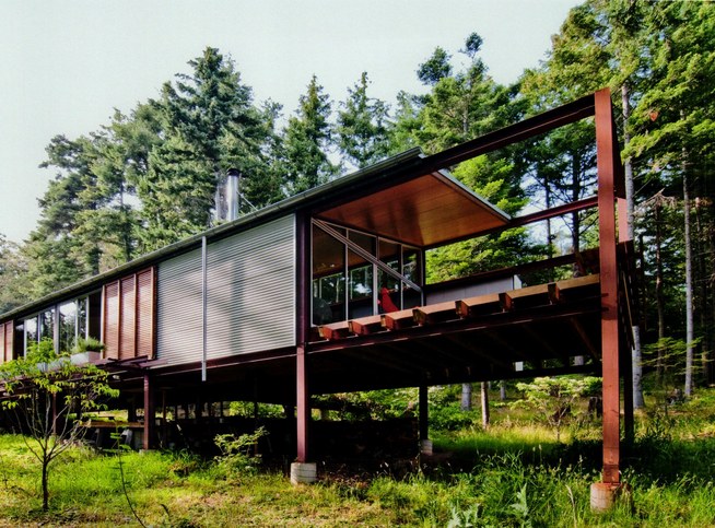 The Gordon Walker and Sandie Pope Cabin, Orcas Island WA by Gordon Walker