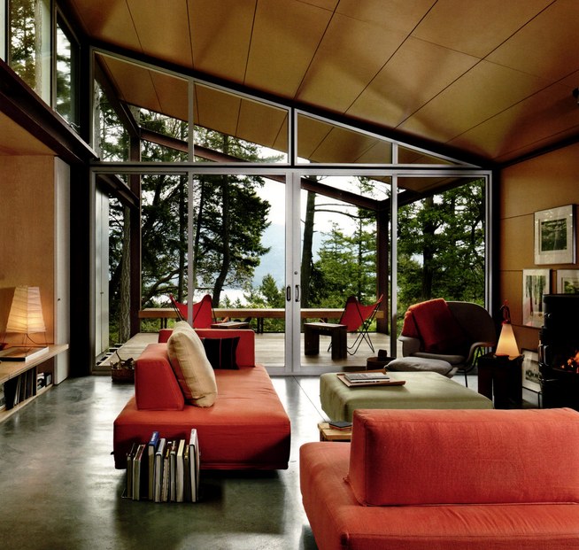 The Gordon Walker and Sandie Pope Cabin, Orcas Island WA by Gordon Walker
