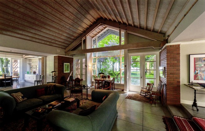 The Katherine and Douglass Raff House II, Whidbey Island WA by Gordon Walker