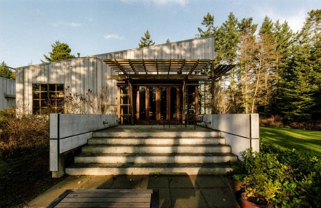 The Jane and Pat Rogers Cabin, Lopez Island WA by Gordon Walker