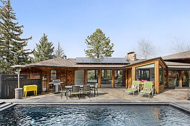 The Dr. Peter Albersheim House, Boulder CO by Charles Haertling