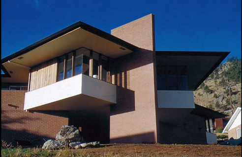 The Hubert and Alice Knudsen House, Boulder CO by Charles Haertling
