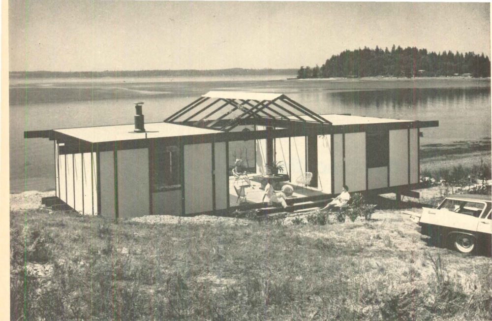 Lakeside Expandable Cabin. Client: Douglas Fir Plywood Assn. Designed by Henrik