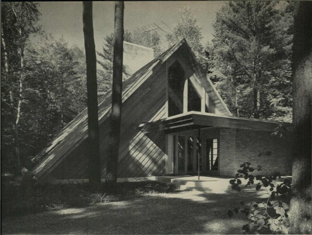 Alden Dow A-Frame House, Midland MI