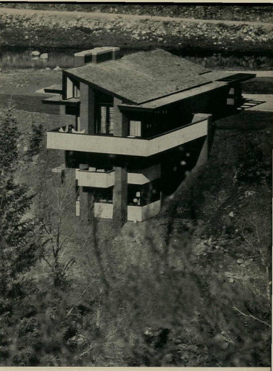 Three-Level House on a Steep Hillside, Aspen CO