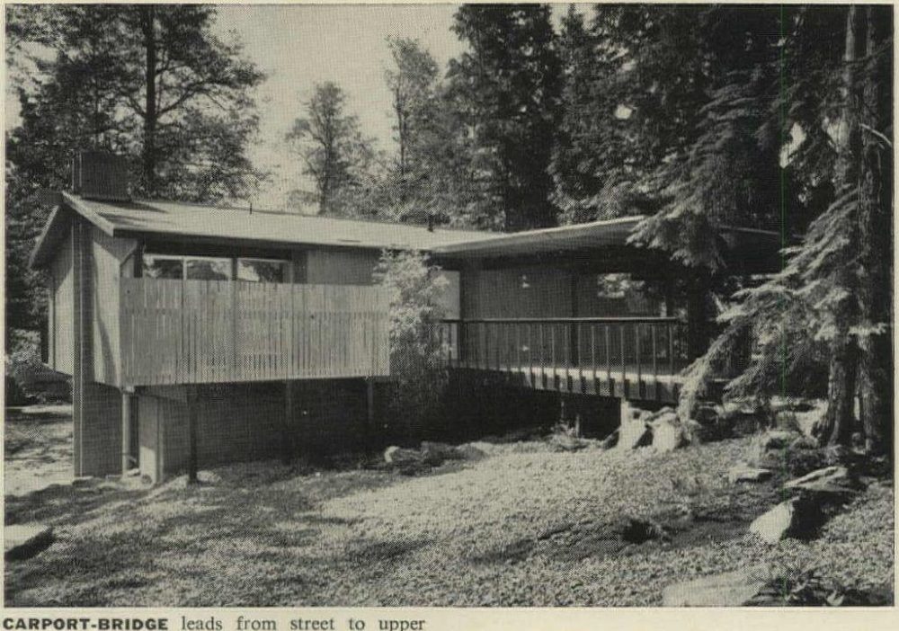 Hillside House with Carport-Bridge, Seattle WA