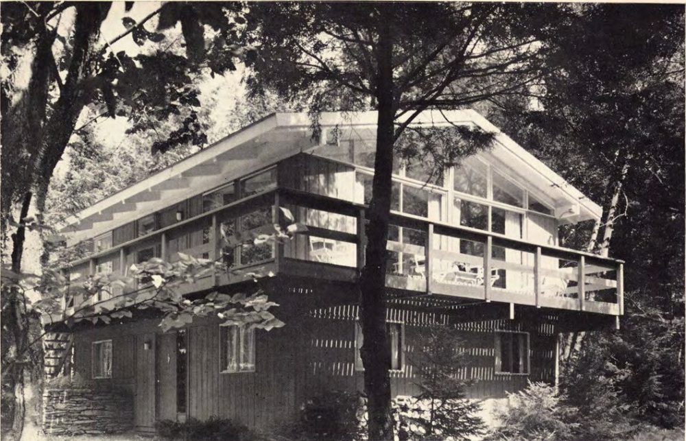 Stanmar Winterized Vacation Prefab. Built by Stanmar Inc. A panelized two-level