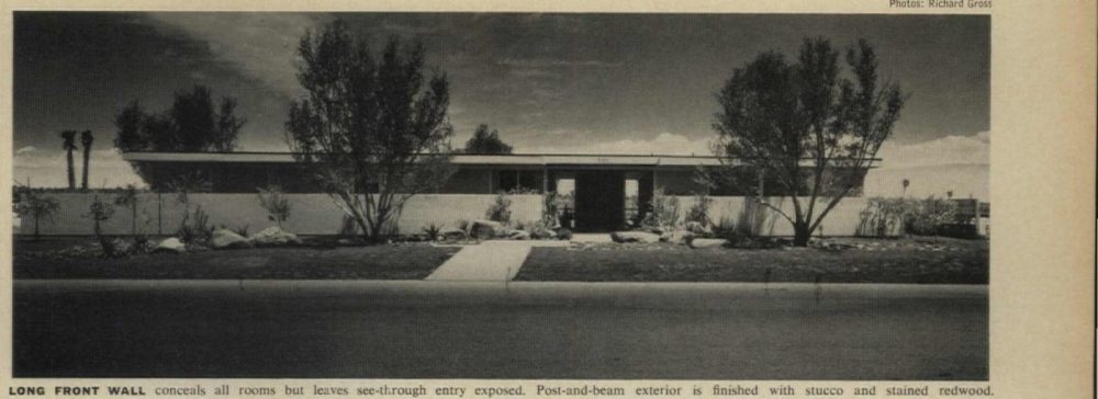 H-Shaped House at Palm Desert, Palm Desert CA