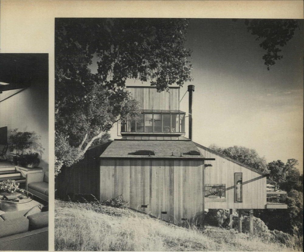 Cruciform Ridge-Top House in Alamo, Alamo CA
