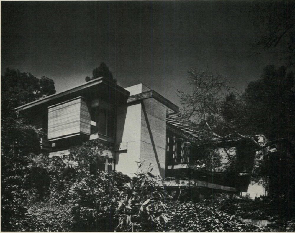 The Ray and Shelly Kappe House, Pacific Palisades CA by Raymond Kappe