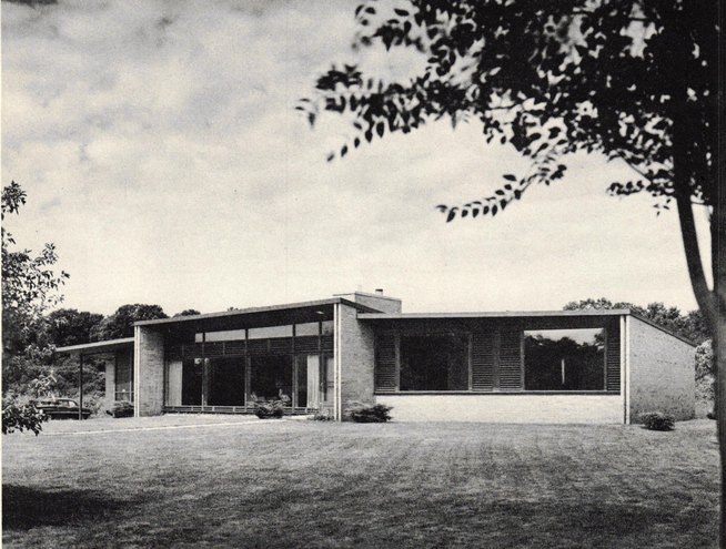 The William E. Neuman House, Yorkshire Drive, DuPage County IL by Keck and Keck