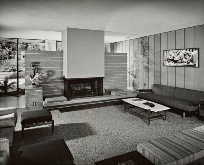 The Bauer House, Eastern Goleta Valley CA by Carl Maston