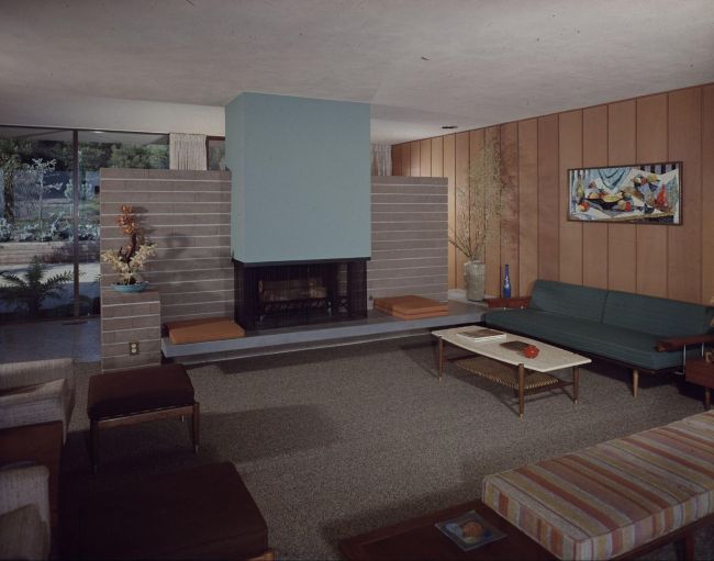 The Bauer House, Eastern Goleta Valley CA by Carl Maston
