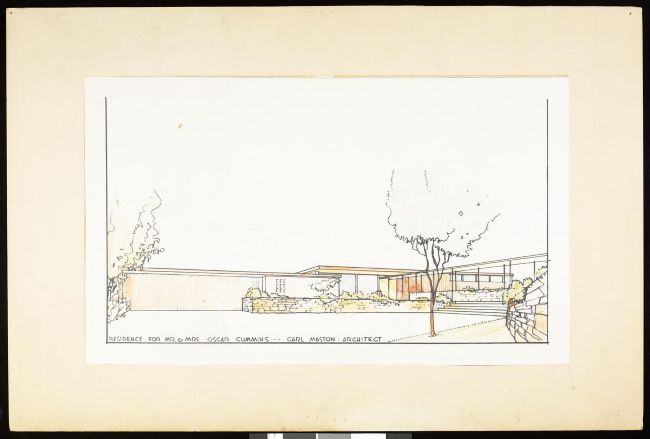 The Oscar Cummins House by Carl Maston