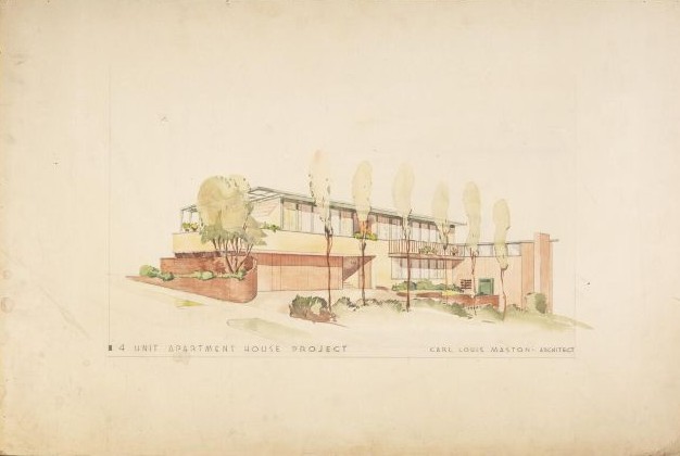 The Pandora Apartments, Los Angeles CA by Carl Maston