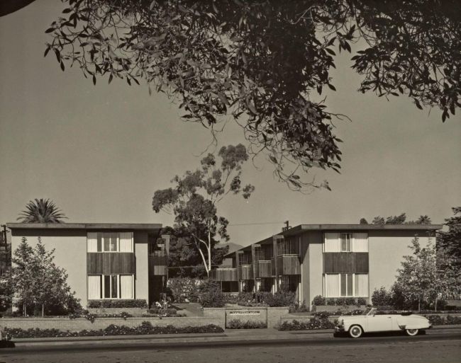 The San Cente Apartments, Santa Monica CA by Carl Maston