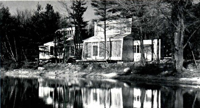 The Harry C. Gatos House, Weston MA by Earl R. Flansburgh