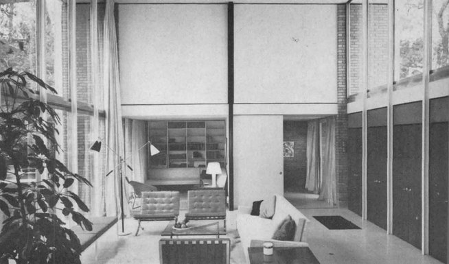 The Gerald S. Gordon House, Houston TX by Bolton and Barnstone
