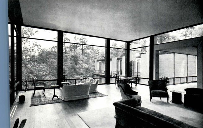 The John Maher House, Houston TX by Howard Barnstone and Eugene Aubry