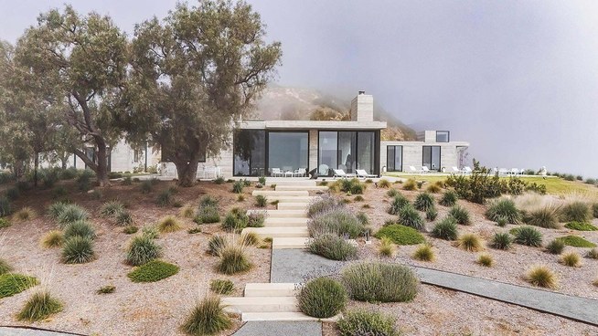 The Trancas House, Malibu CA by Lorcan O'Herlihy, rebuilt 2023