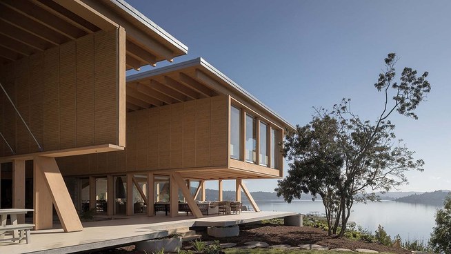 Twin House, Lake Vichuquen Chile by Urzua Soler Arquitectos