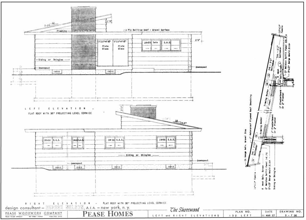 Prefabricated house for Pease Woodwork