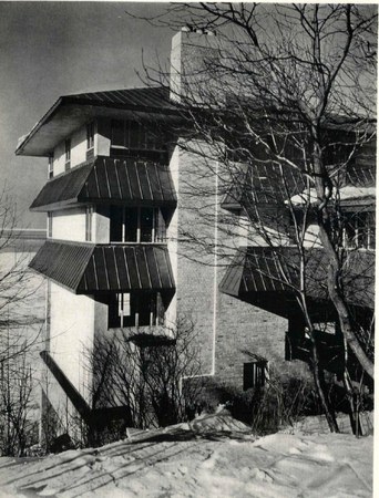 The John and Isabel Burnham House, 2602 Lake Shore Drive, Long Beach IN. Listed on the National Register of Historic Places in 2013